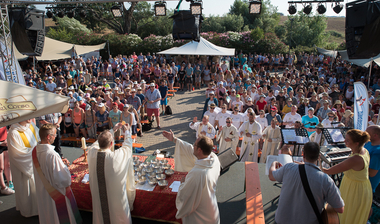Beim Gottesdienst