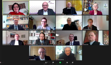 Screenshot von der Videokonferenz