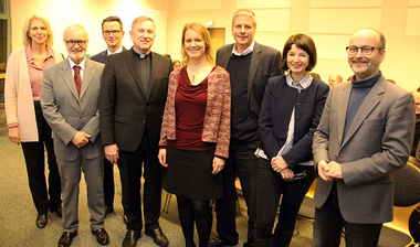 Gruppenfoto mit Prof. Kutscher