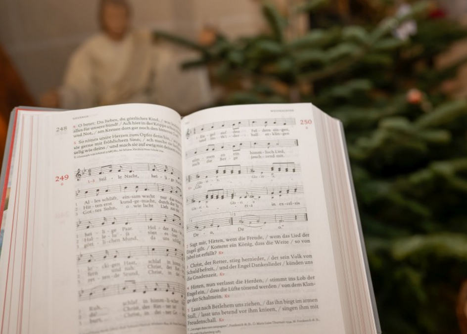 Foto aus dem Gotteslob Lieb 249 "Stille Nacht, heilige Nacht"