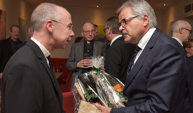 Kossen mit Vechtas Bürgermeister Helmut Gels