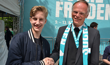 Gratulation an den Gewinner