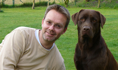 Dominik Blum und sein Hund