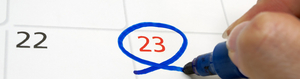 Symbolfoto Eingekreister Termin im Kalender - &copy; moji1980 - Fotolia.com 