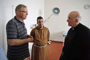 © pbm/Kronenburg Besuch im Krankenhaus