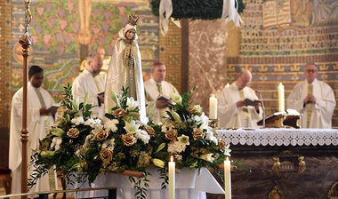 Zelebranten beim Gottesdienst