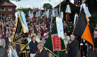 Einzug der Bannerträger