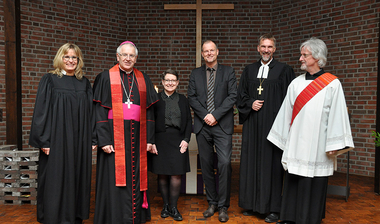 Gruppenbild nach dem Gottesdienst
