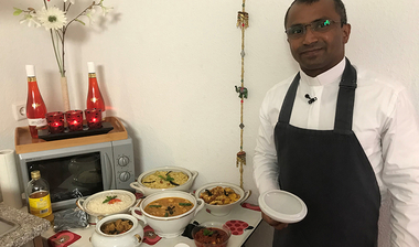 © Offizialat/Heuer Silva mit Essen