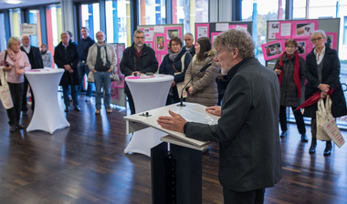 Clemens Olberding spricht im Forum St. Peter