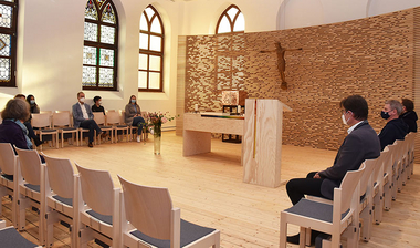 Blick in die neugestaltete Kapelle