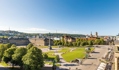 Schlossplatz in Stuttgart 