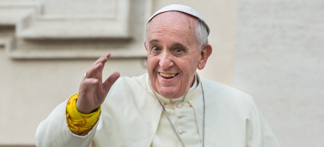 © Offizialat Papst Franziskus grüßt