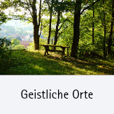 Geistliche Orte; Symbolbild: Eine Bank im Grünen