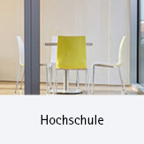 Hochschulseelsorge; Symbolbild: Stühle in Kirche am Campus 