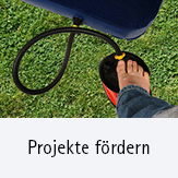 Projekte Fördern; Symbolbild: Blasebalg an Luftmatratze